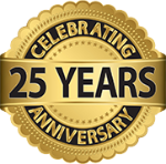 25 Years Badge